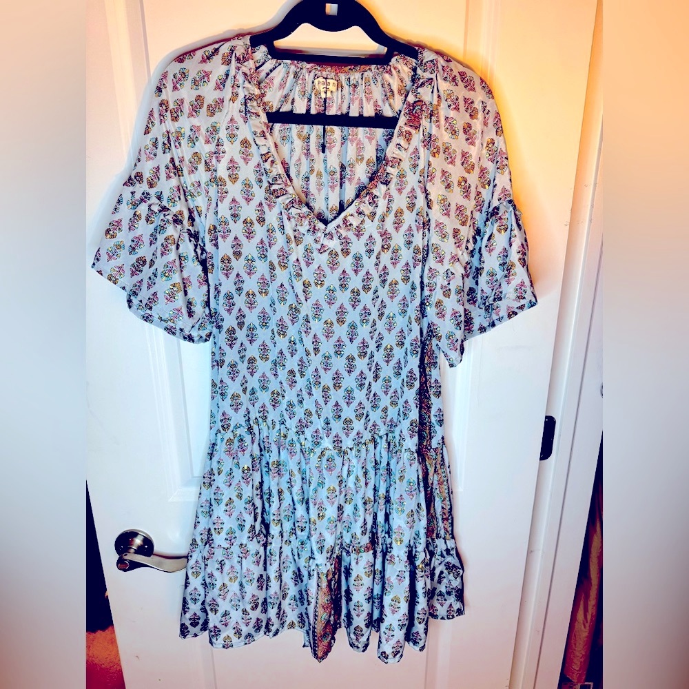 Paani Paisley Floral Boho Medium Dress